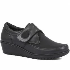 Pavers Wide Fit Touch Fastening Full Coverage Shoes - LUCK32013 / 319 370