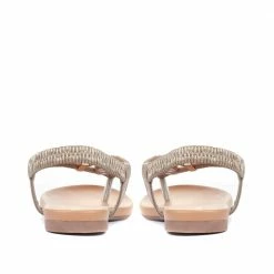 Bellissimo Women's Diamante Thong Sandals In Black - BELBAIZH31031 / 317 821 / 317 821