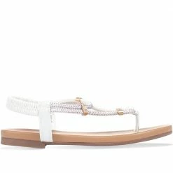 Bellissimo Women's Diamante Thong Sandals In Black - BELBAIZH31031 / 317 821 / 317 821