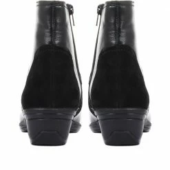 Pavers Wedge Leather Ankle Boots - KF32035 / 319 260 9 Pavers Wedge Leather Ankle Boots - KF32035 / 319 260