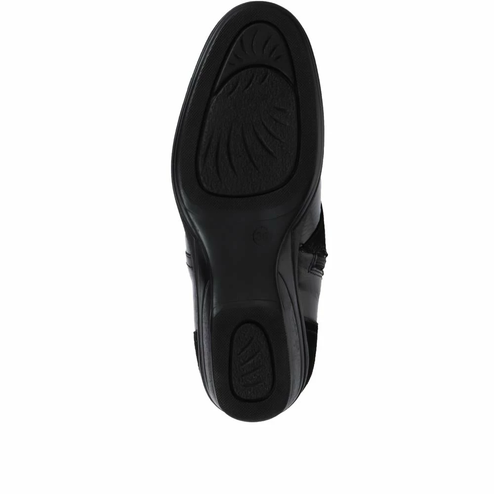 Pavers Wedge Leather Ankle Boots - KF32035 / 319 260 5 Pavers Wedge Leather Ankle Boots - KF32035 / 319 260