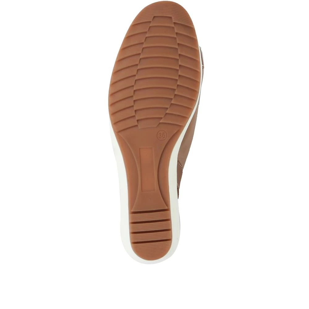 Pavers Wide Fit Leather Wedge Sandals - NAP31013 / 318 291 5 Pavers Wide Fit Leather Wedge Sandals - NAP31013 / 318 291