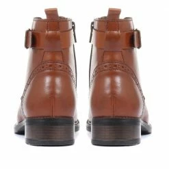 Bellissimo Leather Brogue Ankle Boots - BELITA32005 / 318 839