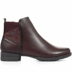 Pavers Snake Print Ankle Boot - WK32029 / 319 315 Boots