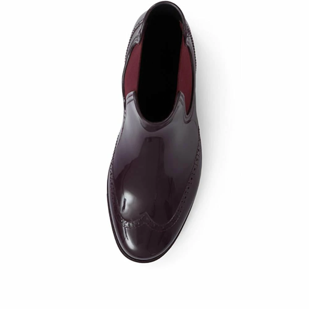 Pavers Patent Brogue Short Wellie Boot - FEI28000 / 313 058 6 Pavers Patent Brogue Short Wellie Boot - FEI28000 / 313 058