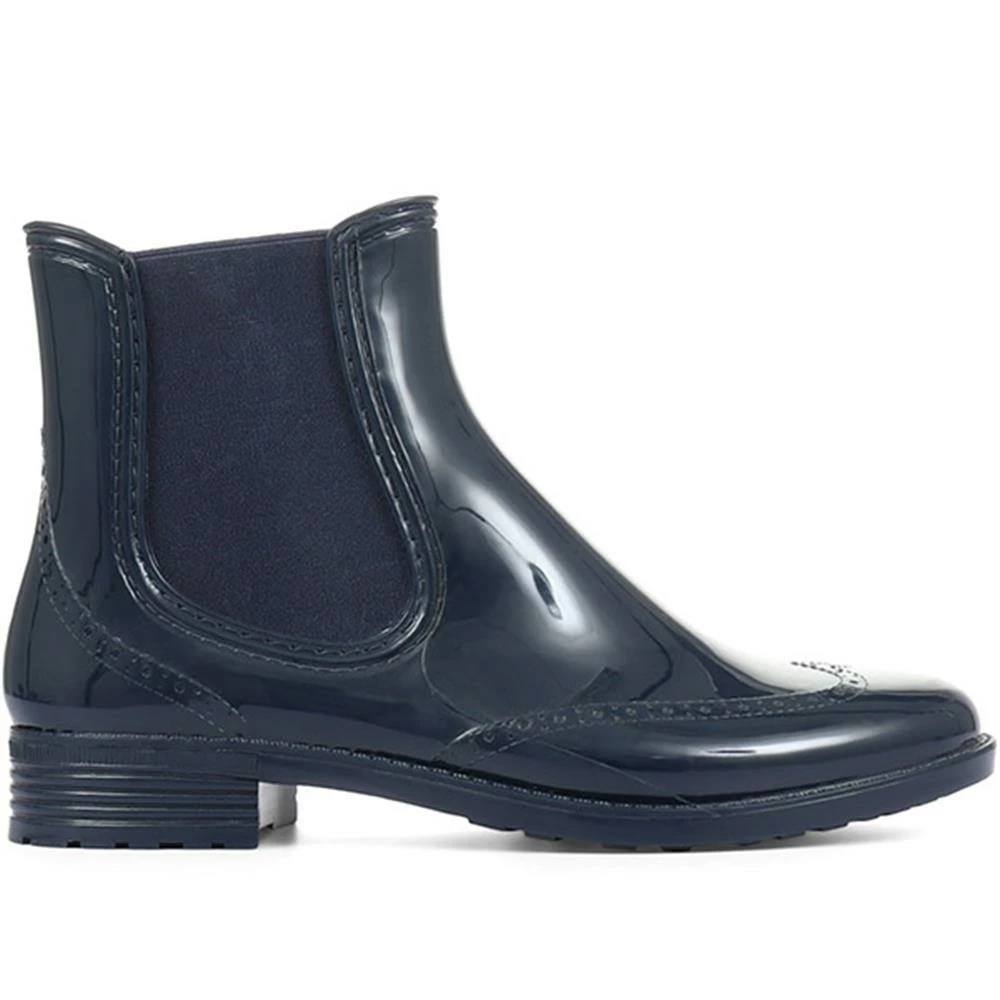 Pavers Patent Brogue Short Wellie Boot - FEI28000 / 313 058 13 Pavers Patent Brogue Short Wellie Boot - FEI28000 / 313 058