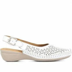 Pavers Sling Back Leather Shoes - NAP31015 / 318 292 8 Pavers Sling Back Leather Shoes - NAP31015 / 318 292