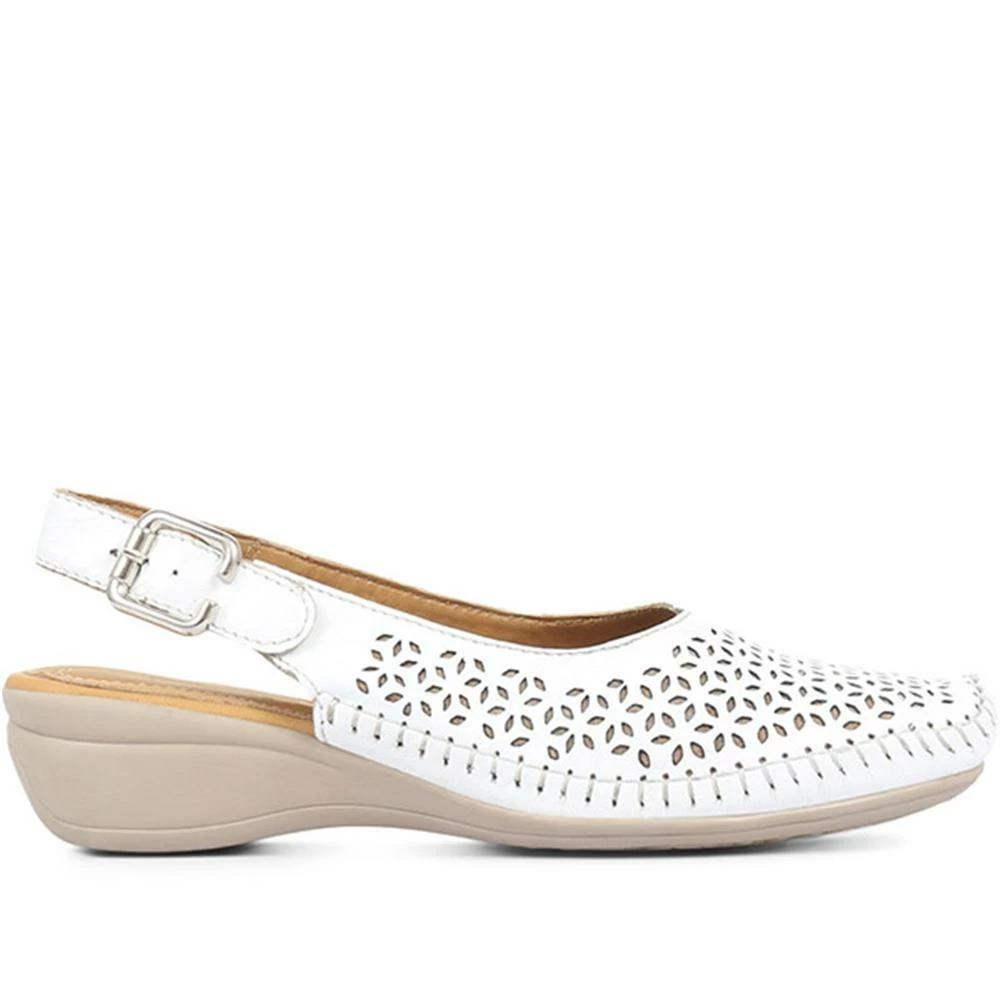 Pavers Sling Back Leather Shoes - NAP31015 / 318 292 3 Pavers Sling Back Leather Shoes - NAP31015 / 318 292