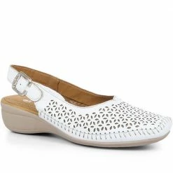 Pavers Sling Back Leather Shoes - NAP31015 / 318 292