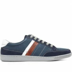 Pavers Wide Fit Leather Lace-Up Sneaker / 317 673