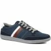 Pavers Wide Fit Leather Lace-Up Sneaker / 317 673