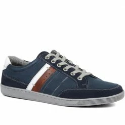 Pavers Wide Fit Leather Lace-Up Sneaker / 317 673