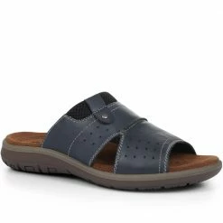 Pavers Men's Leather Mule Sandals - DDIN31023 / 317 728