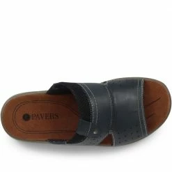 Pavers Men's Leather Mule Sandals - DDIN31023 / 317 728 17 Pavers Men's Leather Mule Sandals - DDIN31023 / 317 728