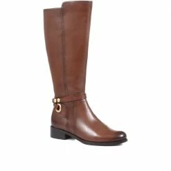 Pavers Ladies Long Leather Knee High Boots - SAK32005 / 319 238 / 319 238