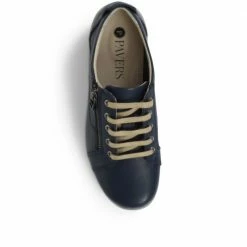 Pavers Leather Lace-Up Trainer - META32004 / 319 396 Sneakers