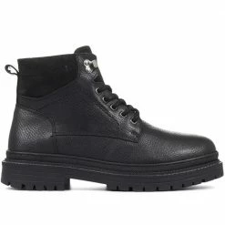 Pavers Casual Wide Fit Leather Lace-Up Boots - JFOOT32001 / 318 961