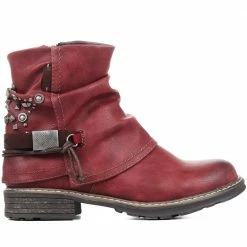 Bellissimo Flat Slouch Ankle Boots - BELWOIL32027 / 319 013 16 Bellissimo Flat Slouch Ankle Boots - BELWOIL32027 / 319 013