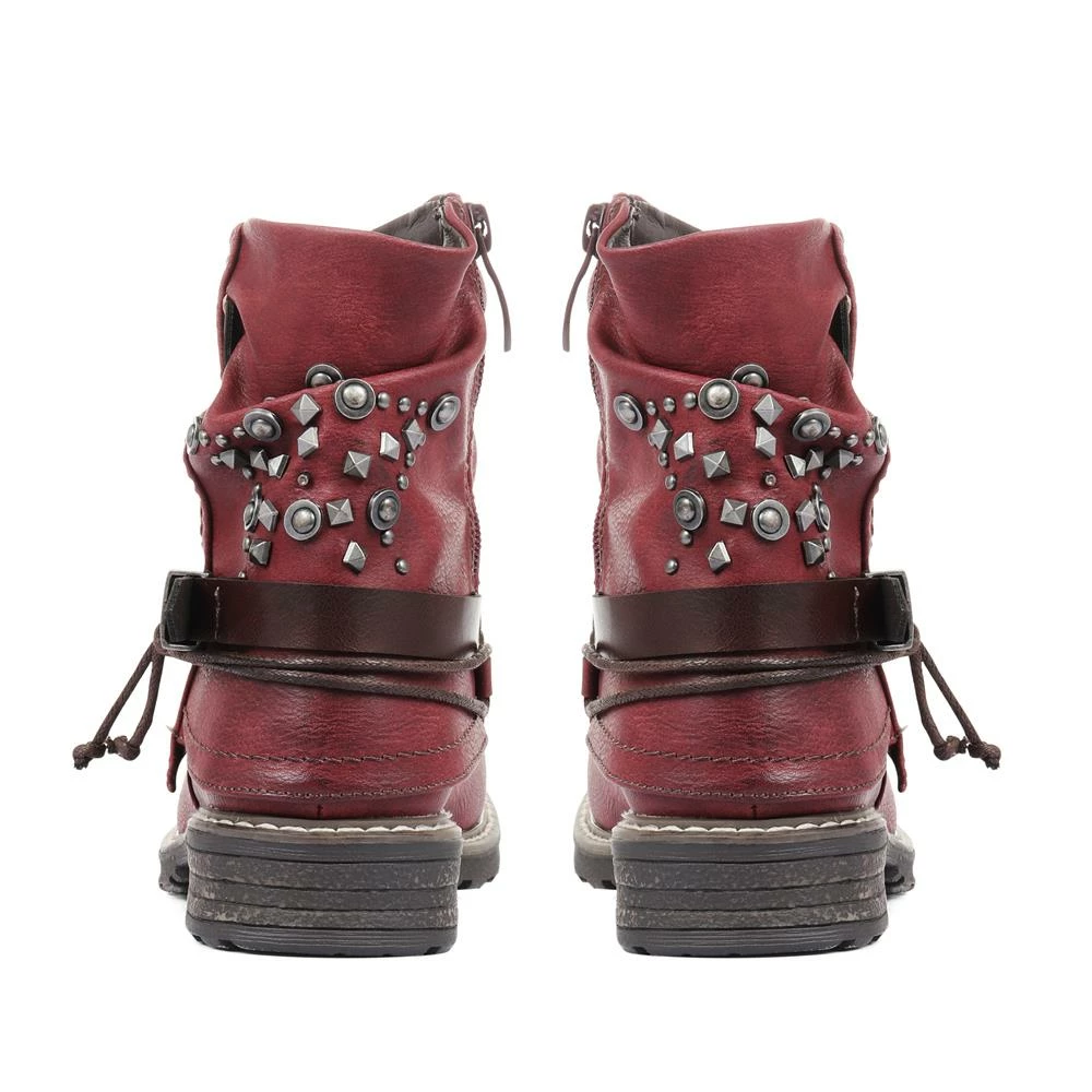 Bellissimo Flat Slouch Ankle Boots - BELWOIL32027 / 319 013 8 Bellissimo Flat Slouch Ankle Boots - BELWOIL32027 / 319 013