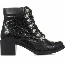 Bellissimo Lace-Up Moc-Croc Hiker Boots - BELKARY32003 / 319 337