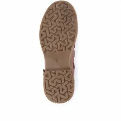 Pavers Leather Chunky Ankle Boots For Women - KARY32003 / 319 738