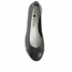 Pavers Shoes Ladies White And Silver Ballerina Pumps - JANSP33001 / 319 450 / 319 450 18 Pavers Shoes Ladies White And Silver Ballerina Pumps - JANSP33001 / 319 450 / 319 450