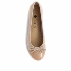 Pavers Shoes Ladies White And Silver Ballerina Pumps - JANSP33001 / 319 450 / 319 450 22 Pavers Shoes Ladies White And Silver Ballerina Pumps - JANSP33001 / 319 450 / 319 450