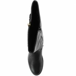 Bellissimo Croc Effect Knee High Boots - BELWBINS30038 / 316 542