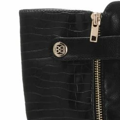 Bellissimo Croc Effect Knee High Boots - BELWBINS30038 / 316 542