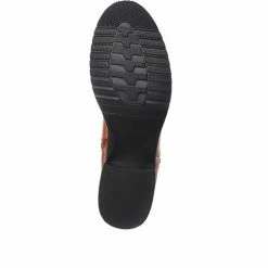 Bellissimo Croc Effect Knee High Boots - BELWBINS30038 / 316 542