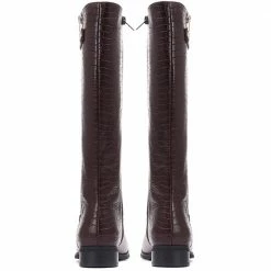 Bellissimo Croc Effect Knee High Boots - BELWBINS30038 / 316 542