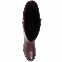 Bellissimo Croc Effect Knee High Boots - BELWBINS30038 / 316 542