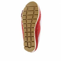 Pavers Wide Fit Casual Leather Pumps - SIMIN31001 / 317 817 Shoes