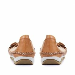 Pavers Wide Fit Casual Leather Pumps - SIMIN31001 / 317 817 Shoes