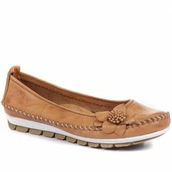 Pavers Wide Fit Casual Leather Pumps - SIMIN31001 / 317 817 Shoes