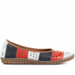 Bellissimo Flat Leather Ballerina Shoes - BELMETIN31009 / 317 955 43 Bellissimo Flat Leather Ballerina Shoes - BELMETIN31009 / 317 955