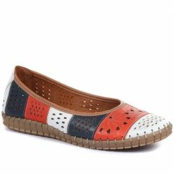 Bellissimo Flat Leather Ballerina Shoes - BELMETIN31009 / 317 955 34 Bellissimo Flat Leather Ballerina Shoes - BELMETIN31009 / 317 955