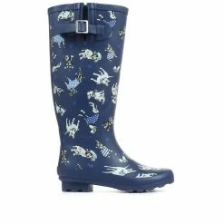 Pavers Boots Women's Wellies With Dog Print - JDE32003 / 319 489