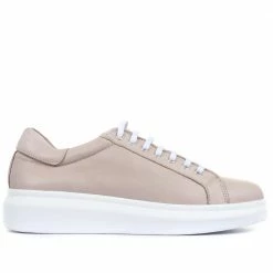 Bellissimo Leather Lace-Up Trainer - BELKAP33001 / 320 113 Sneakers
