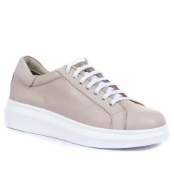 Bellissimo Leather Lace-Up Trainer - BELKAP33001 / 320 113 Sneakers