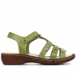 Pavers Leather T-Bar Sandals - LUCK33015 / 320 059