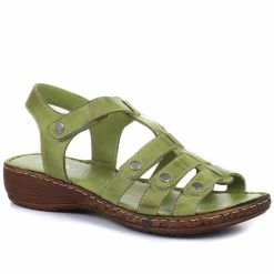 Pavers Leather T-Bar Sandals - LUCK33015 / 320 059