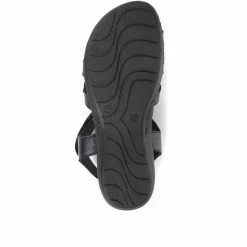 Pavers Leather T-Bar Sandals - LUCK33015 / 320 059