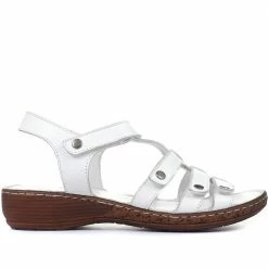 Pavers Leather T-Bar Sandals - LUCK33015 / 320 059