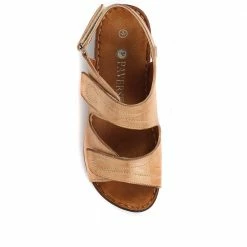 Pavers Dual Fitting Leather Sandals - LUCK33021 / 320 057