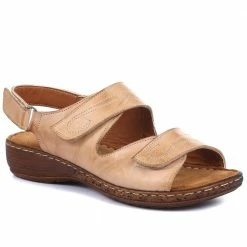 Pavers Dual Fitting Leather Sandals - LUCK33021 / 320 057