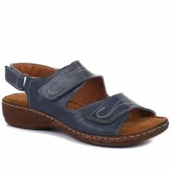 Pavers Dual Fitting Leather Sandals - LUCK33021 / 320 057
