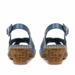 Pavers Leather Slingback Wedge Shoe - OZAR33001 / 319 904 21 Pavers Leather Slingback Wedge Shoe - OZAR33001 / 319 904