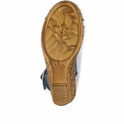 Pavers Leather Slingback Wedge Shoe - OZAR33001 / 319 904 23 Pavers Leather Slingback Wedge Shoe - OZAR33001 / 319 904