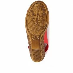 Pavers Leather Slingback Wedge Shoe - OZAR33001 / 319 904 27 Pavers Leather Slingback Wedge Shoe - OZAR33001 / 319 904